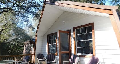 Country living at it's best! Rustic 1908 Barn nestled on 2.5 acres of old oaks