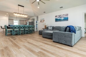 Smart TV, video games - Blue Heaven: Pet-Friendly 5BR Beach House with Gulf Views and Private Pool (Dauphin Island)
