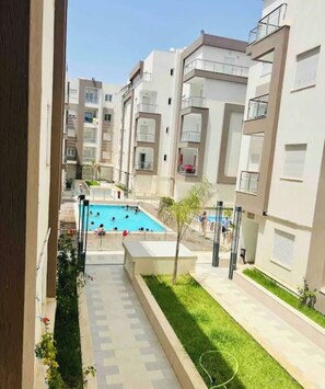 Pool - Appartement Haut Standing Dans un Résidence a Yasmine Hammamet 100m a la mer (Hammamet Sud)