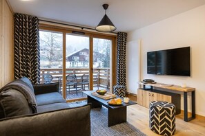 Living area - Wifi, terrace, balcony, tv, ski locker, 48-49m², La Chapelle d'Abondance (La Chapelle-d'Abondance)