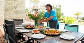 Udendørs spisemuligheder