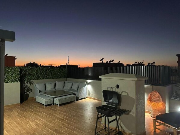 Terrace/patio - Appartement Luxueux au Rooftop à Guéliz (Gueliz)