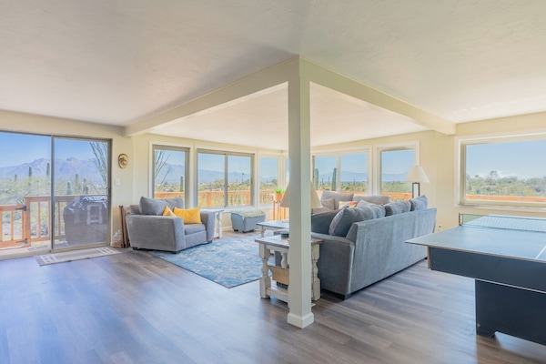 Smart TV, ping pong, books