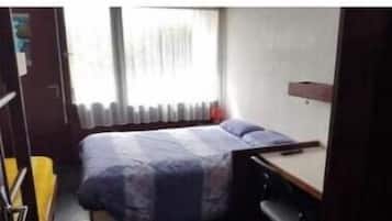 1 slaapkamer, een strijkplank/strijkijzer, gratis wifi