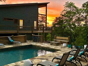 Una piscina climatizada