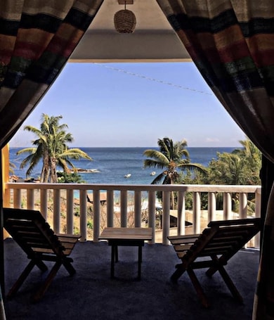 Classic Twin Room, Balcony, Beach View | Terrace/patio
