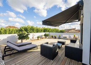 Terrace/patio - Spacious and bright nest with beautiful terrace (Bordeaux)