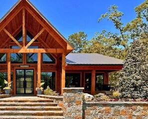 Exterior - Cozy 2BD Cabin | Cornhole | Board Games | Hot Tub (Hochatown)