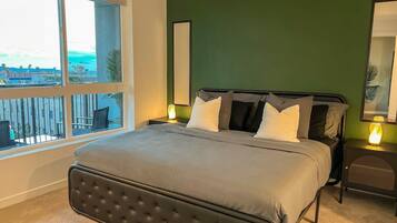 1 Schlafzimmer, Schreibtisch, BĂŒgeleisen/BĂŒgelbrett, kostenloses WLAN