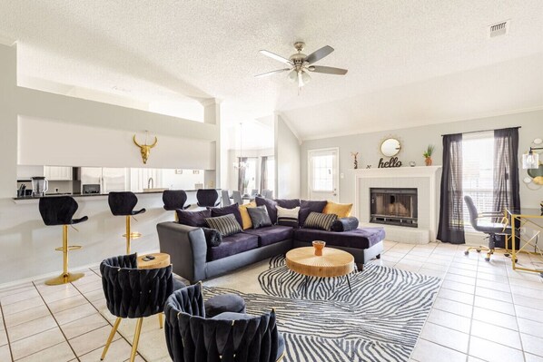 TV, video games, stereo