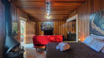 Premier-Chalet, 1 Schlafzimmer, Balkon, Bergblick