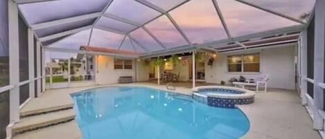 Una piscina climatizada
