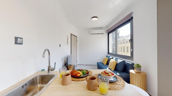 Dining - Elegant & Comfy 1 Bedroom Studio with Sofa bed in the heart of Athens Psyri. (Athina)