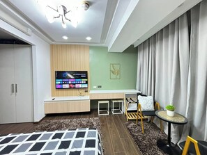 1 室のベッドルーム、WiFi、ベッドシーツ