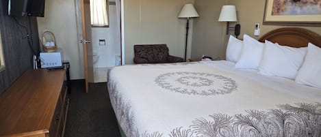 Chambre Simple, 1 trĂšs grand lit | Wi-Fi gratuit