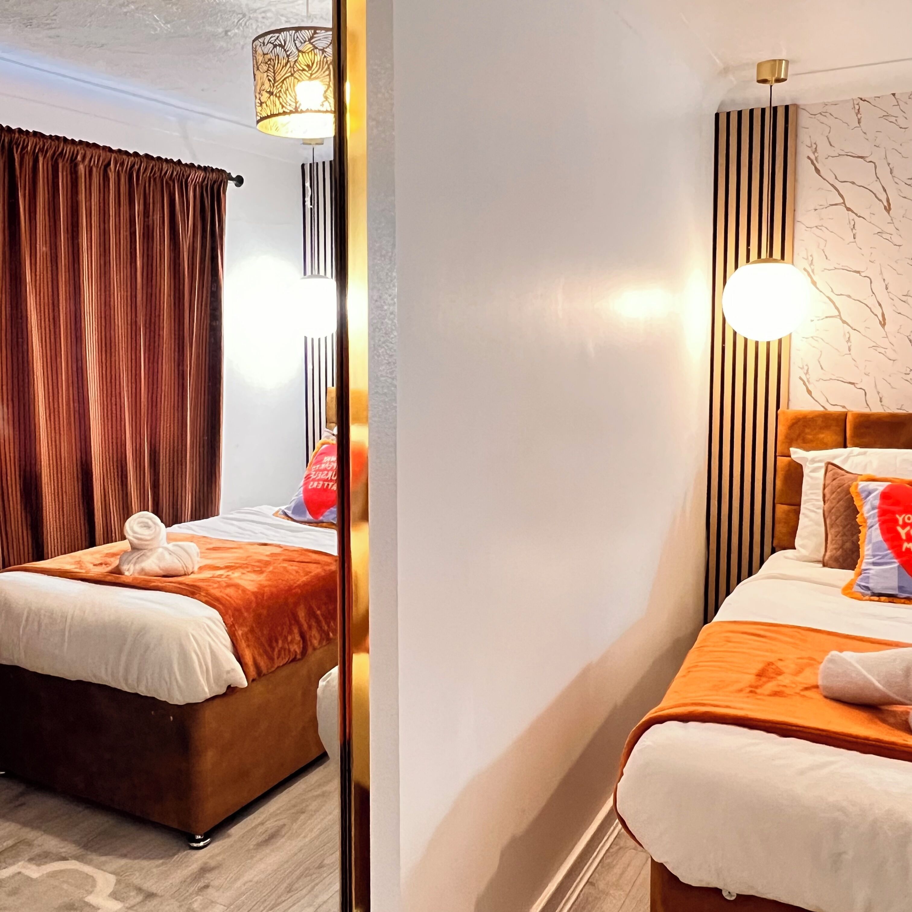 2 bedrooms, desk, iron/ironing board, free WiFi