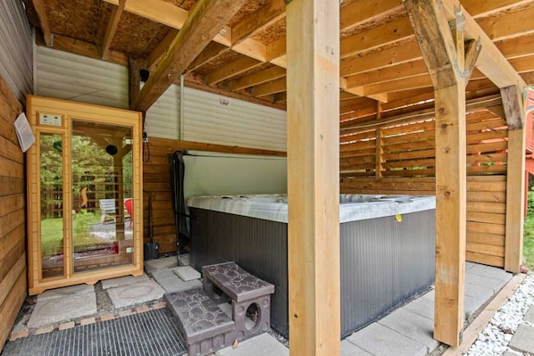 Idromassaggio all'aperto