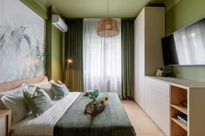 Apartment, 1 Queen Bed with Sofa bed, Non Smoking, Kitchen | Hypo-allergenic bedding, memory-foam beds, blackout curtains - Cismigiu Park - Gorgeous 1BR Sanctuary  (Bucharest)