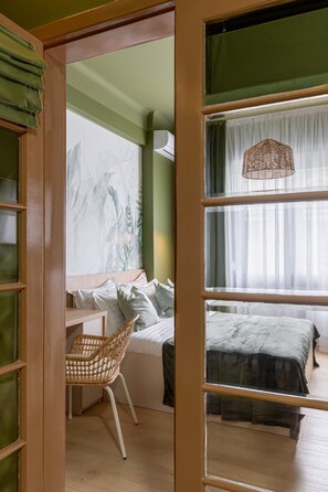 Apartment, 1 Queen Bed with Sofa bed, Non Smoking, Kitchen | Hypo-allergenic bedding, memory-foam beds, blackout curtains - Cismigiu Park - Gorgeous 1BR Sanctuary  (Bucharest)