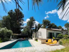 Pool - Magnifique Villa Avec Grande Piscine, vue Sainte Victoire (Rousset)