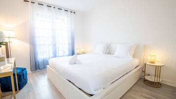 3 chambres, fer et planche à repasser, Wi-Fi gratuit, draps fournis