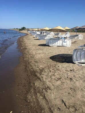 Liggestole, badehåndklæder