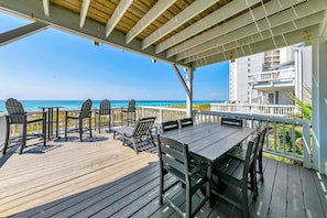 Condo, várias camas, vista para o oceano (Southbay by the Gulf 129) | Opções para refeição ao ar livre