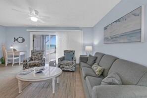 公寓客房, 多張床, 海景 (Southbay by the Gulf 129) | 起居區