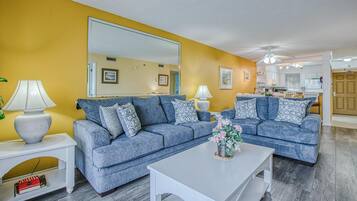 Condo, Multiple Beds, Ocean View (Destin on the Gulf 201) | Living area
