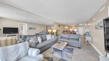 Condo, Multiple Beds, Ocean View (Destin on the Gulf 205) | Living area