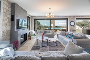 Luksus-villa - havudsigt | Opholdsområde