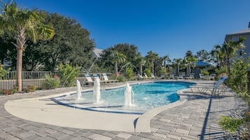 Condo, 1 Queen Bed, Beach View (Hidden Lake Condos 113) | Pool | Outdoor pool