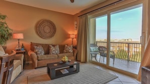 Condo, 1 King Bed with Sofa bed (Beach Resort 507) | Living area