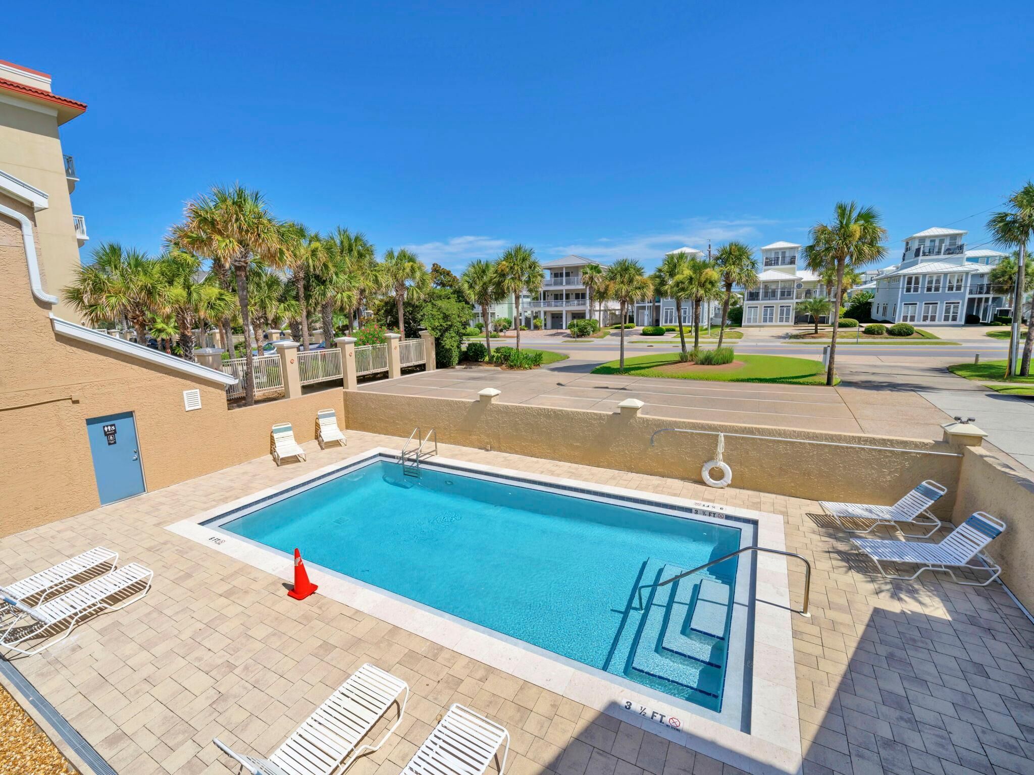 Condo, 1 King Bed with Sofa bed (Crystal Villas 6A) | Pool | Outdoor pool