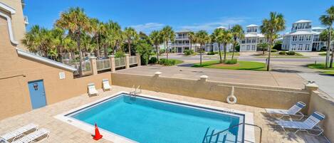 Condo, 1 King Bed with Sofa bed (Crystal Villas 6A) | Pool | Outdoor pool