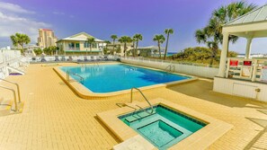 Appart'hÎtel, plusieurs lits, vue océan (Hidden Dunes Gulfside 206) | Piscine