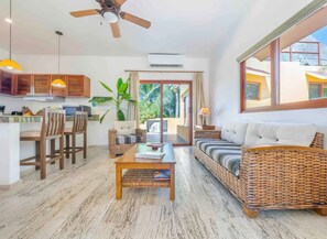 Flat-screen TV - Apartamento tropical Isla Mujeres (Isla Mujeres)