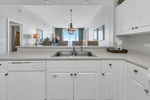 Condo, Multiple Beds, Ocean View (Leeward Key 1103) | Private kitchen | Oven, toaster