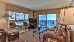 Apartamento, varias camas, vistas al mar (Destin Towers 111) | Zona de estar