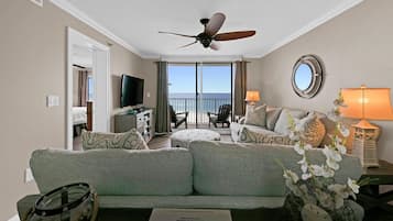 Apartment, Mehrere Betten, Meerblick (Destin on the Gulf 704) | Wohnbereich