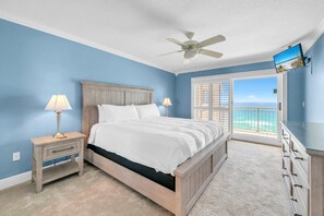 Appartement, meerdere bedden, uitzicht op oceaan (Destin Towers 93) | 2 slaapkamers, een strijkplank/strijkijzer, gratis wifi