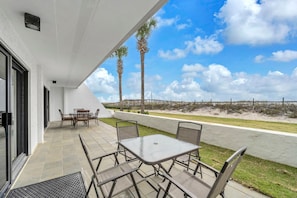 Condo, Multiple Beds (Aegean 104) | Outdoor dining - Aegean 104 (Destin)