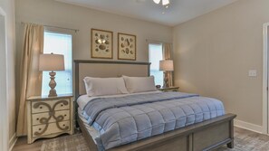 2 bedrooms, iron/ironing board, bed sheets