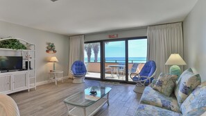 Apartamento, 1 cama de matrimonio grande con sofá cama (Aegean 204) | Zona de estar