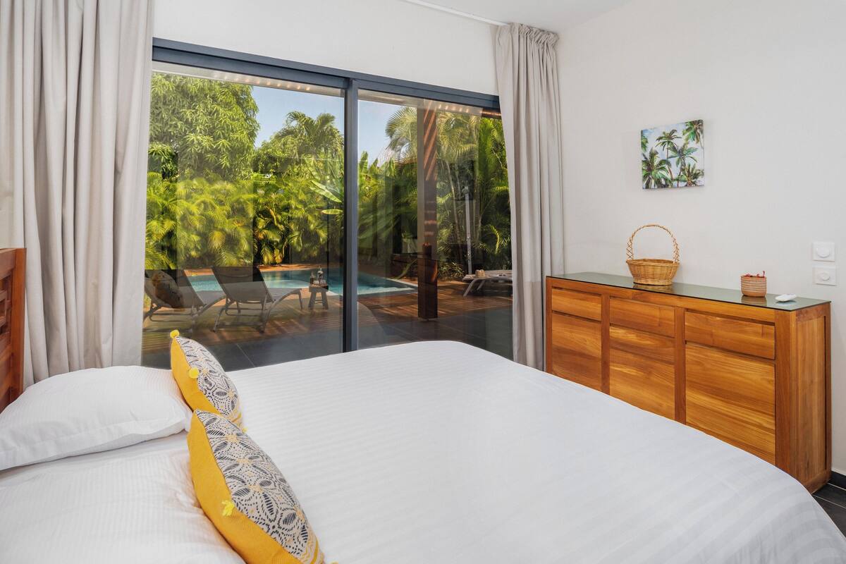 Villa, privat basseng, bassengutsikt | 2 soverom, blendingsgardiner, strykejern/-brett og wi-fi (inkludert)