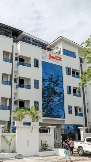 Fassade der Unterkunft