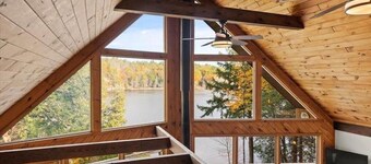 Beautiful lakefront house on Paradox lake with tremendous views and privacy.