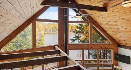 Beautiful lakefront house on Paradox lake with tremendous views and privacy.