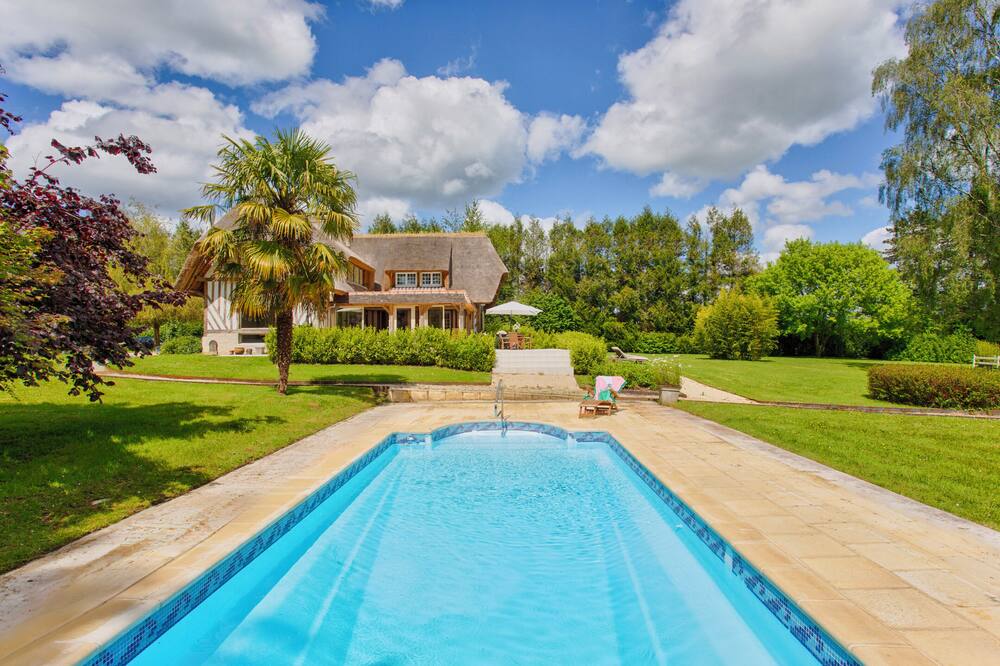 La Chaumière - Tennis & Swimming Pool - Branville