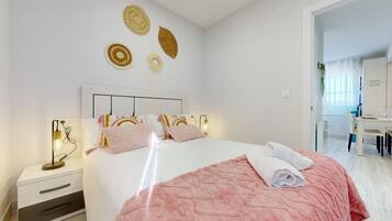 2 habitaciones y ropa de cama